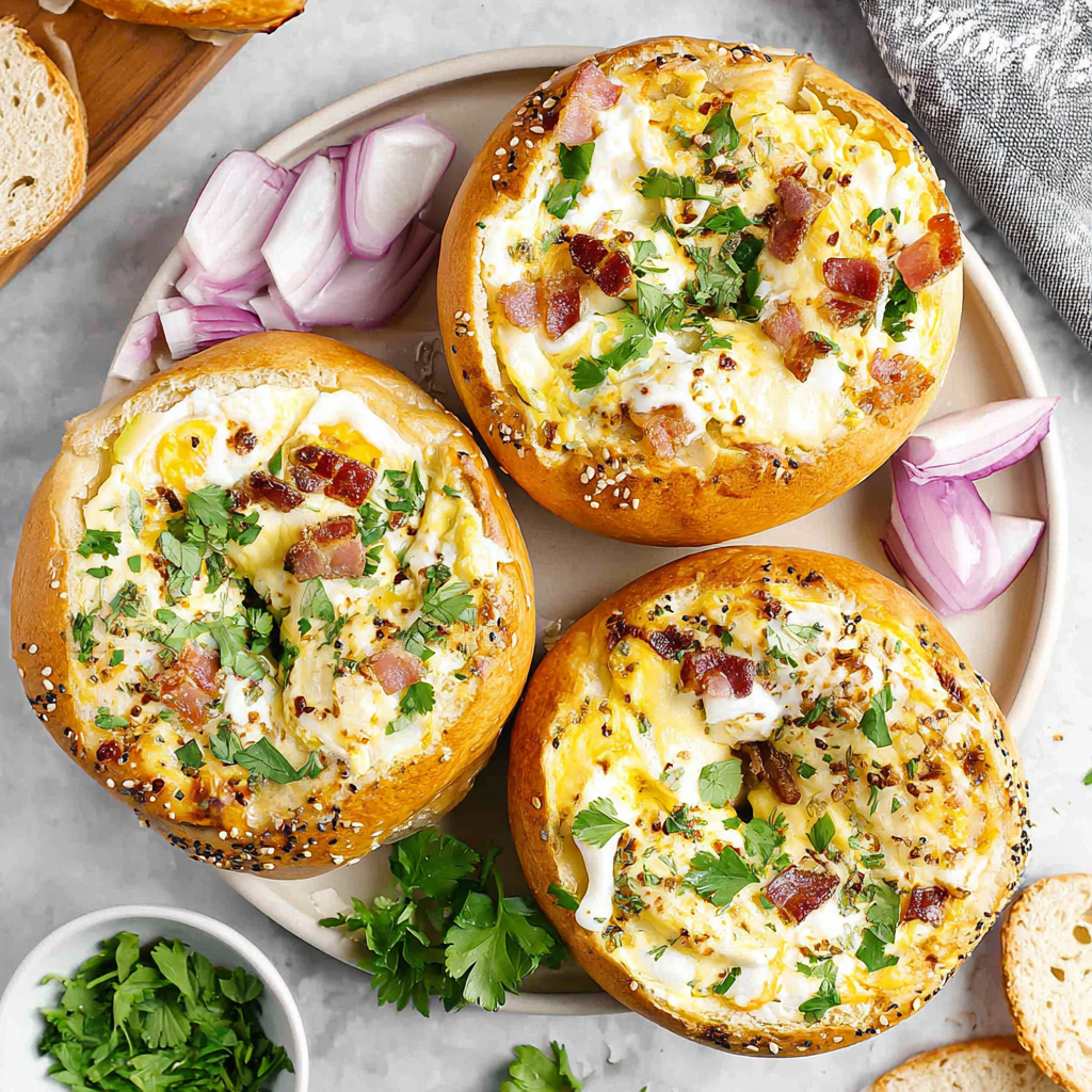 Bagel Egg Boats