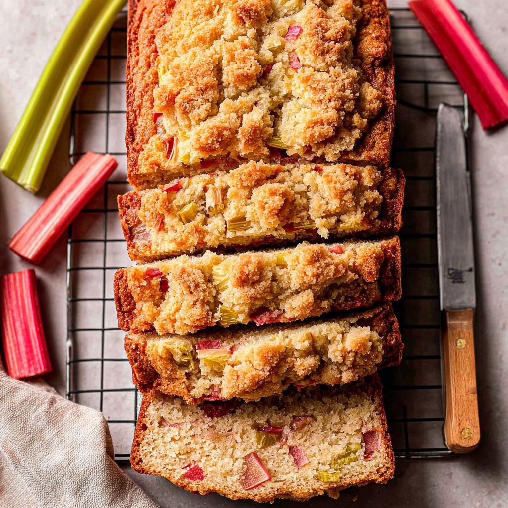 Brown Sugar Rhubarb Bread