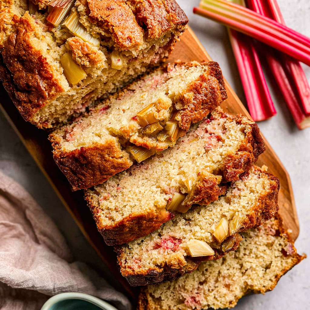 Brown Sugar Rhubarb Bread