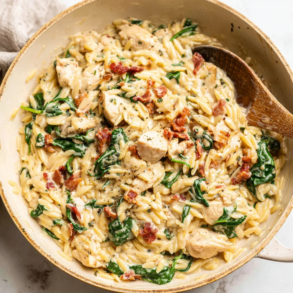 Chicken Bacon Ranch Orzo