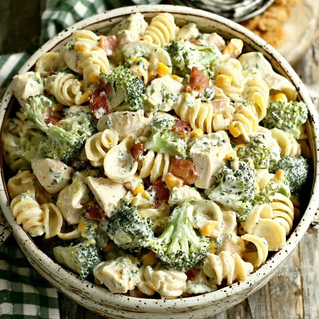 Chicken Broccoli Pasta Salad