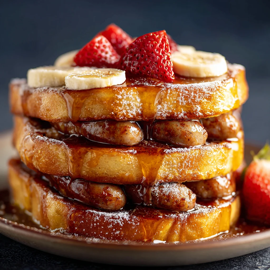 Cinnamon Sausage French Toast