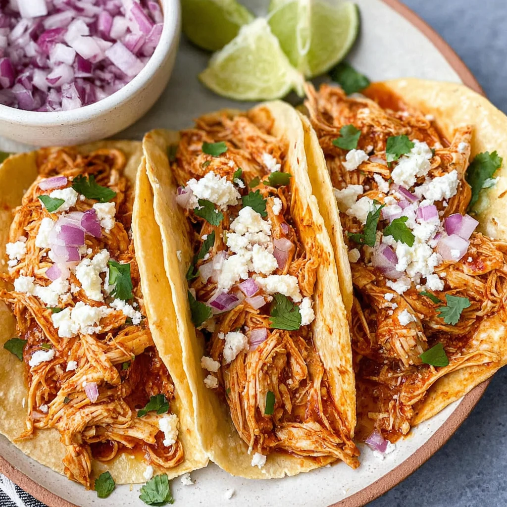 Crockpot Chicken Tacos