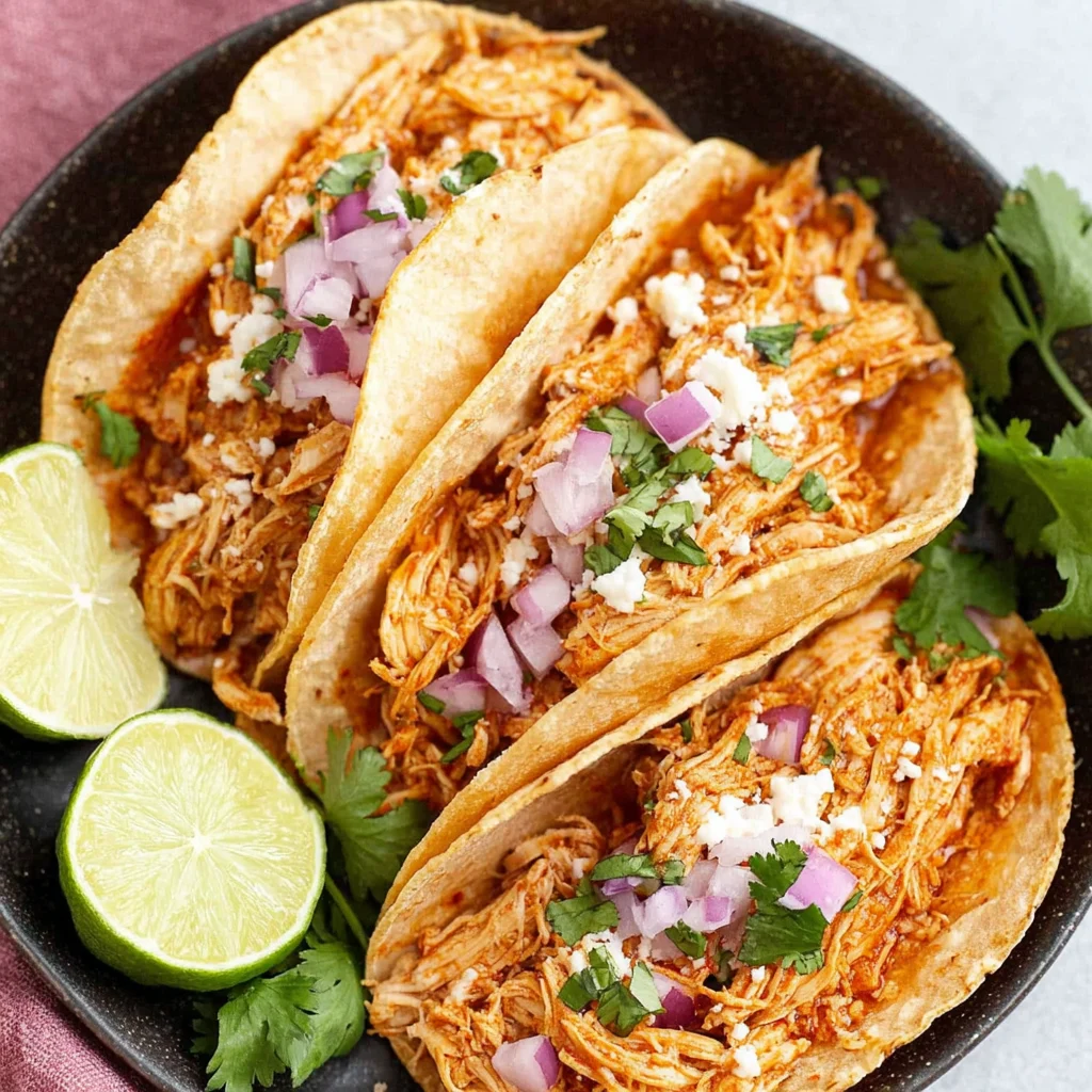 Crockpot Chicken Tacos