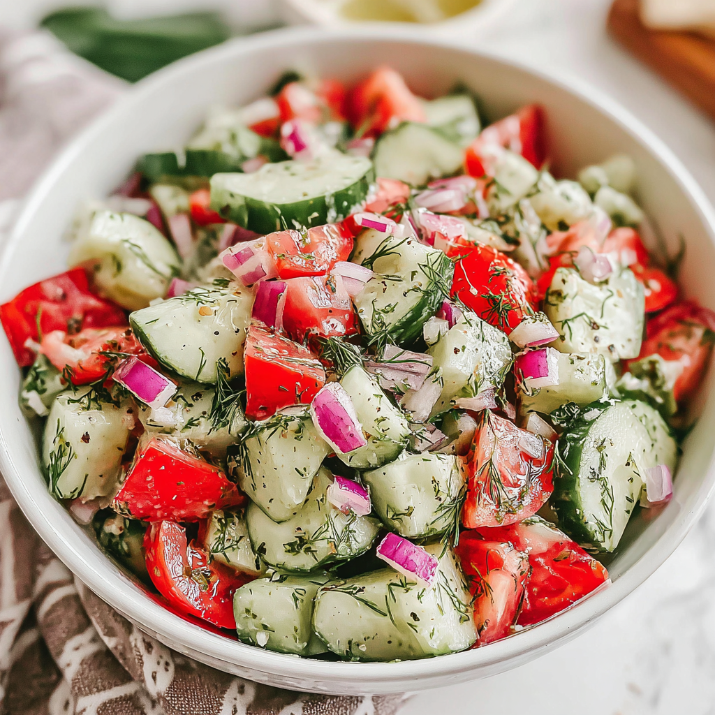 Cucumber Tomato Salad