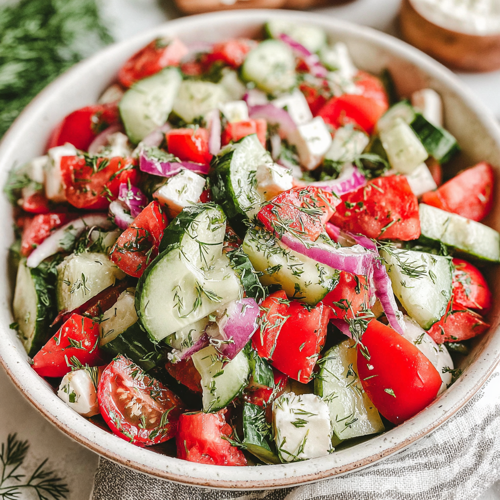 Cucumber Tomato Salad