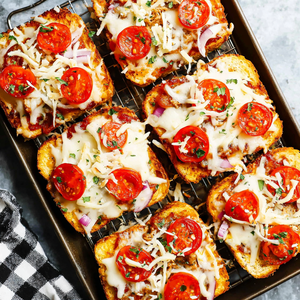 Garlic Toast Pizza