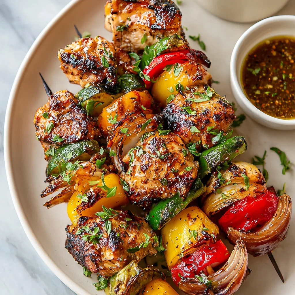 Grilled Chicken Kabobs