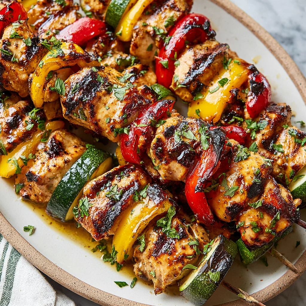Grilled Chicken Kabobs