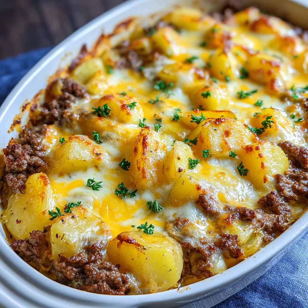 Hamburger Potato Casserole