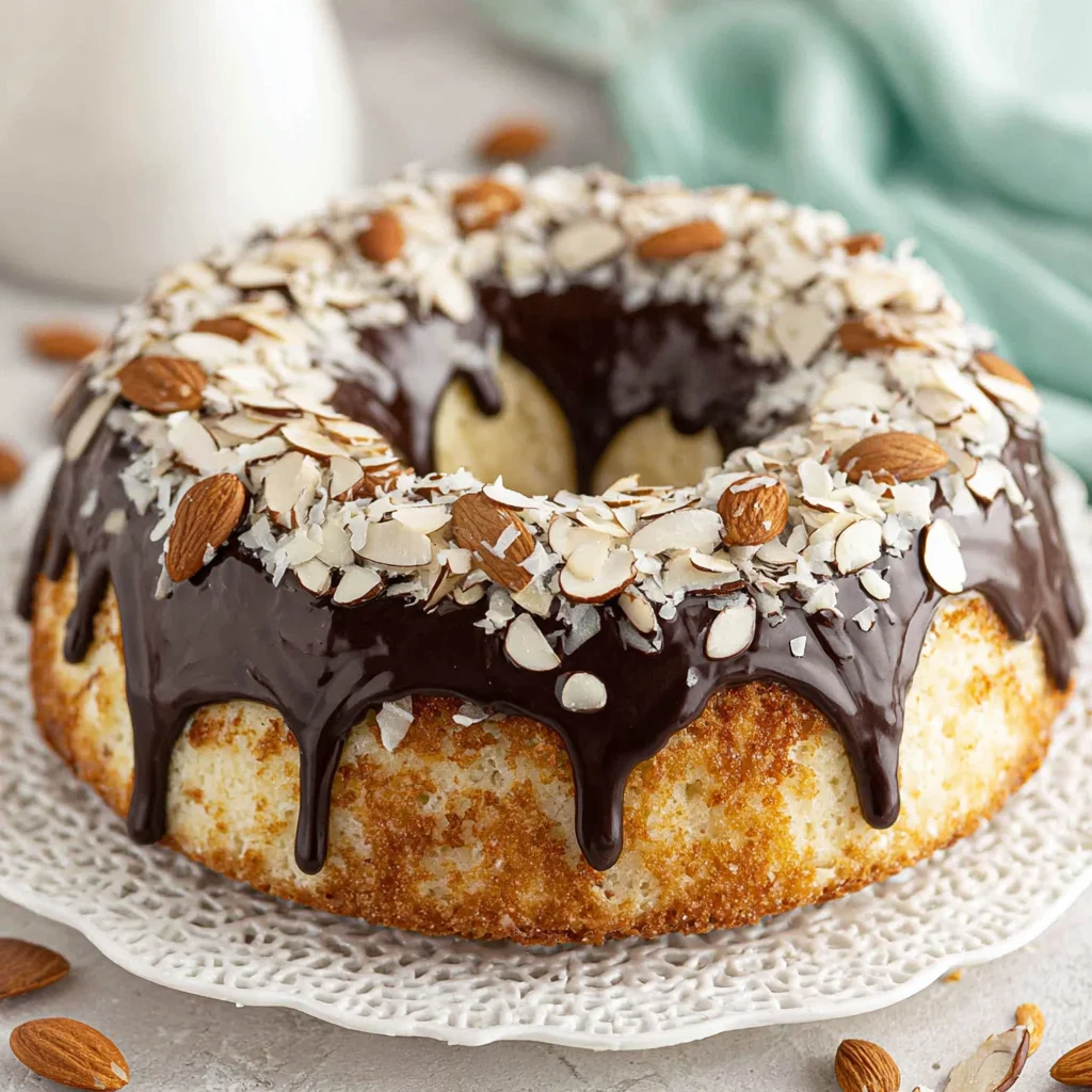 I don't see the Pinterest Almond Joy Cake Recipe content in your message. Could you please provide the actual Pinterest post or recipe text that you'd like me to analyze for the SEO focus keyword?