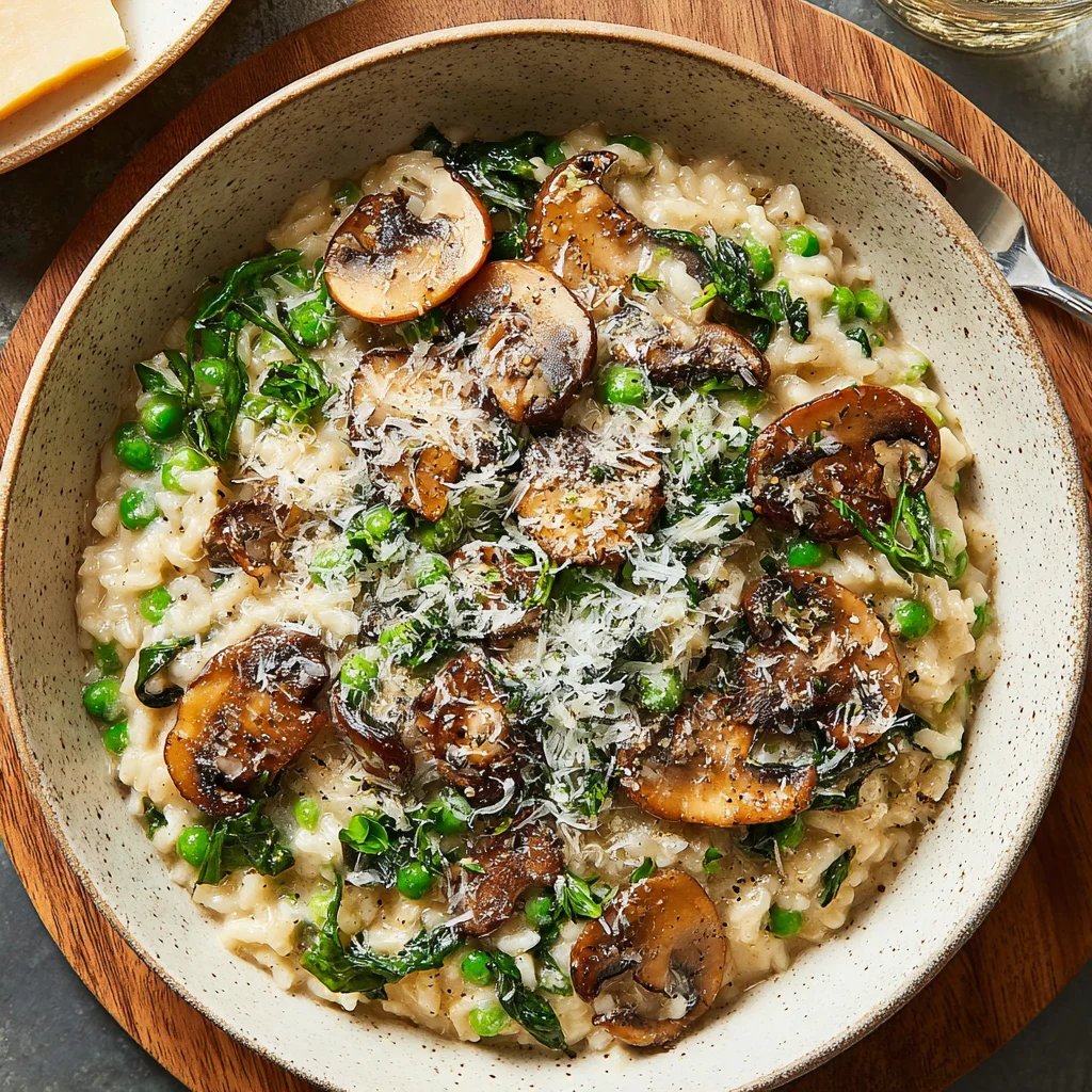Instant Pot Mushroom Risotto