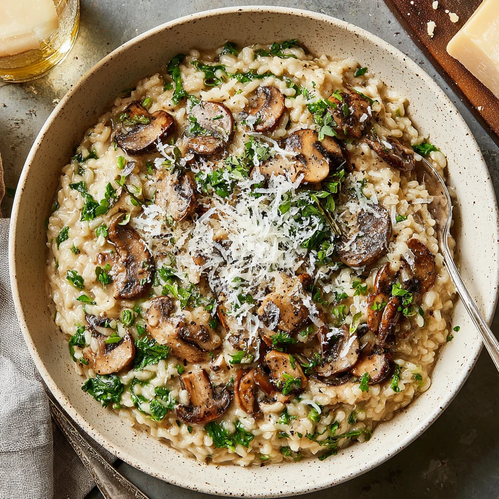 Instant Pot Mushroom Risotto