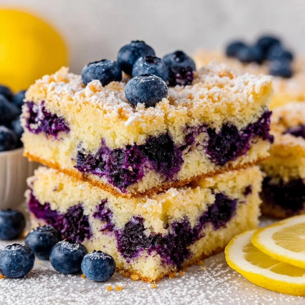Lemon Blueberry Buckle