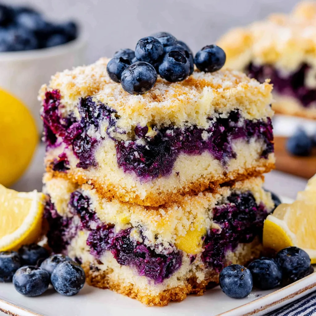 Lemon Blueberry Buckle