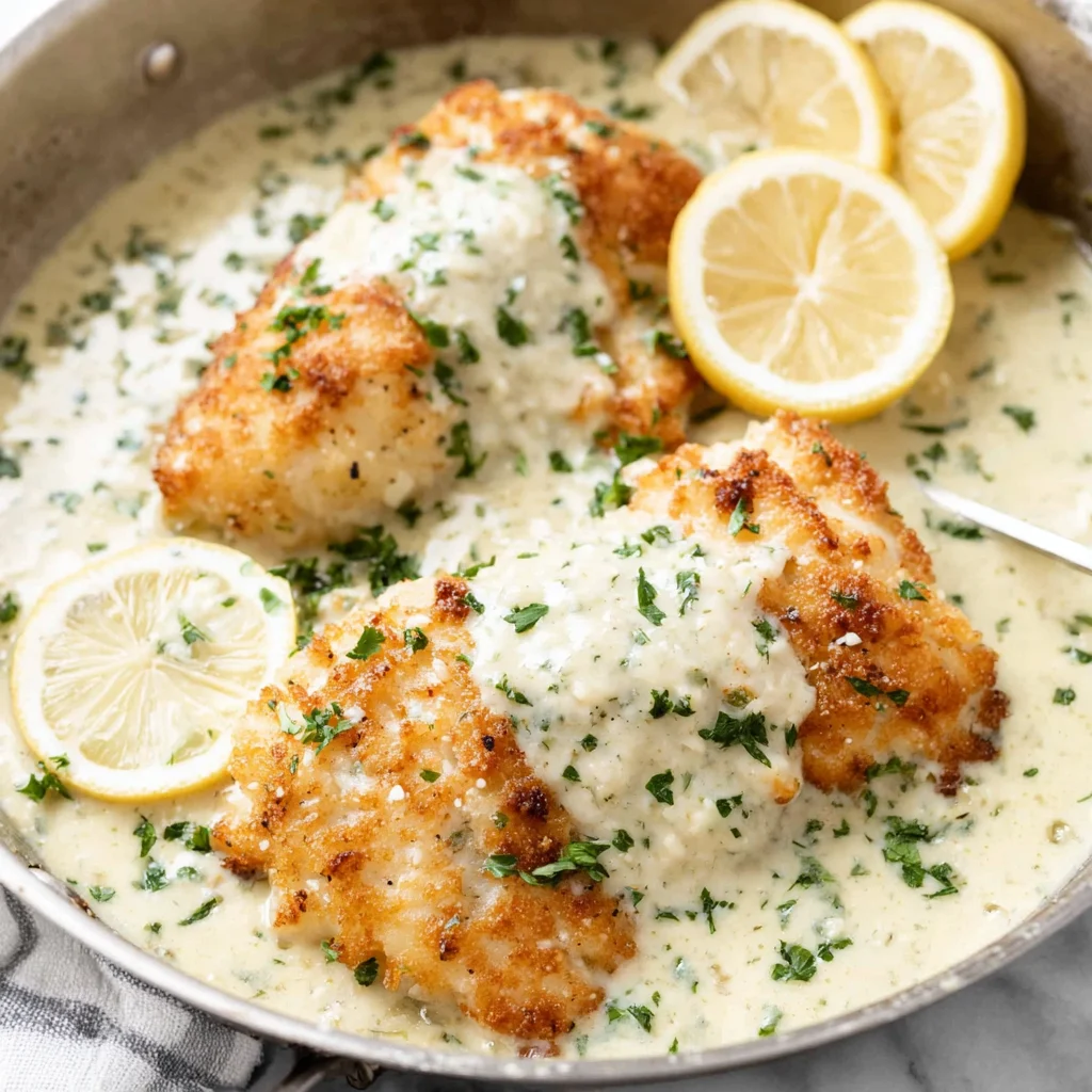 Lemon Parmesan Cod