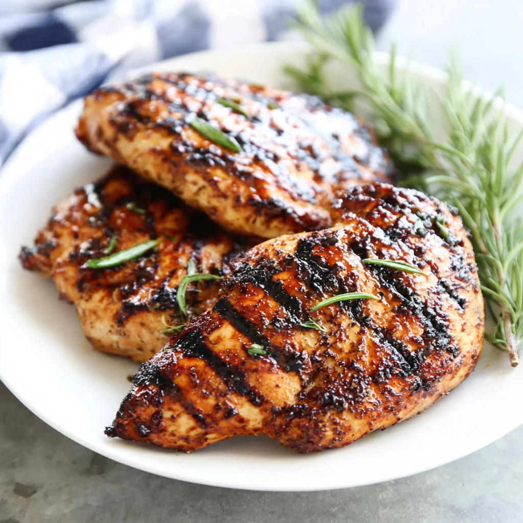 Maple Rosemary Grilled Chicken