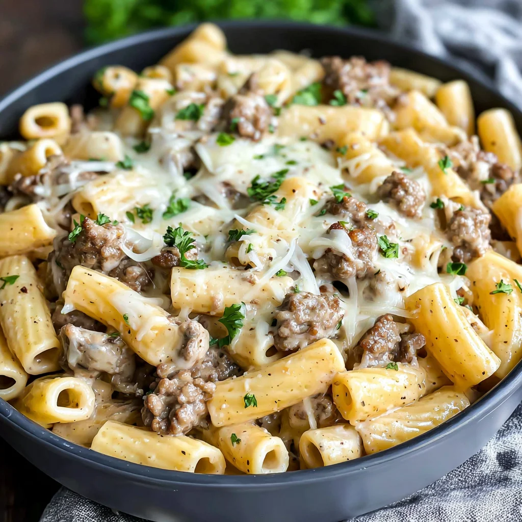 Philly Cheesesteak Pasta