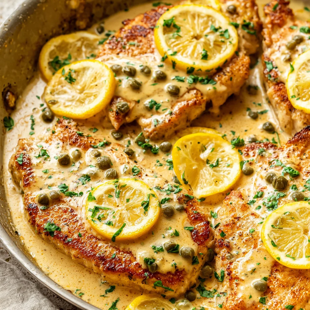 Pork Chops Piccata