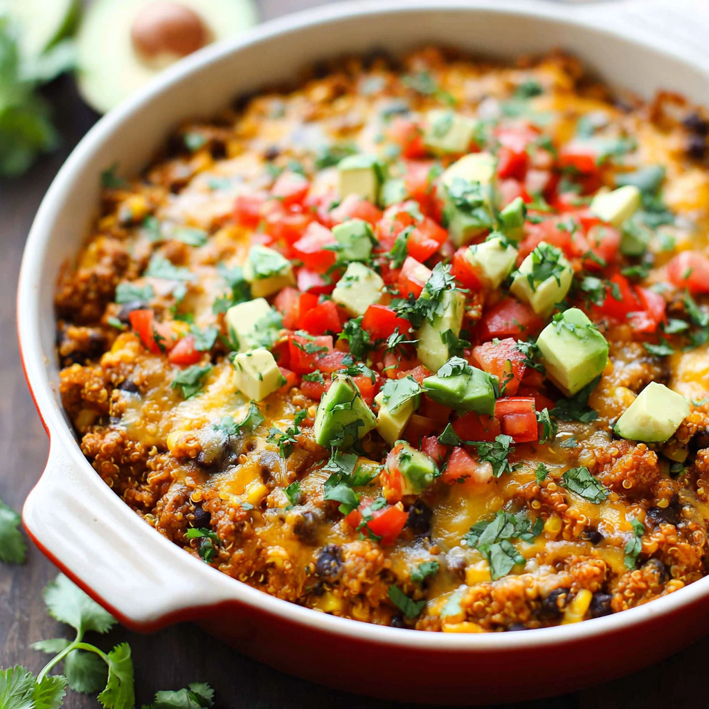 Quinoa Enchilada Casserole