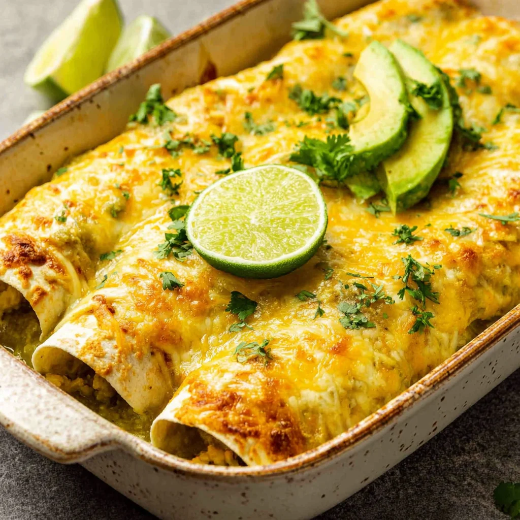 Salsa Verde Enchiladas