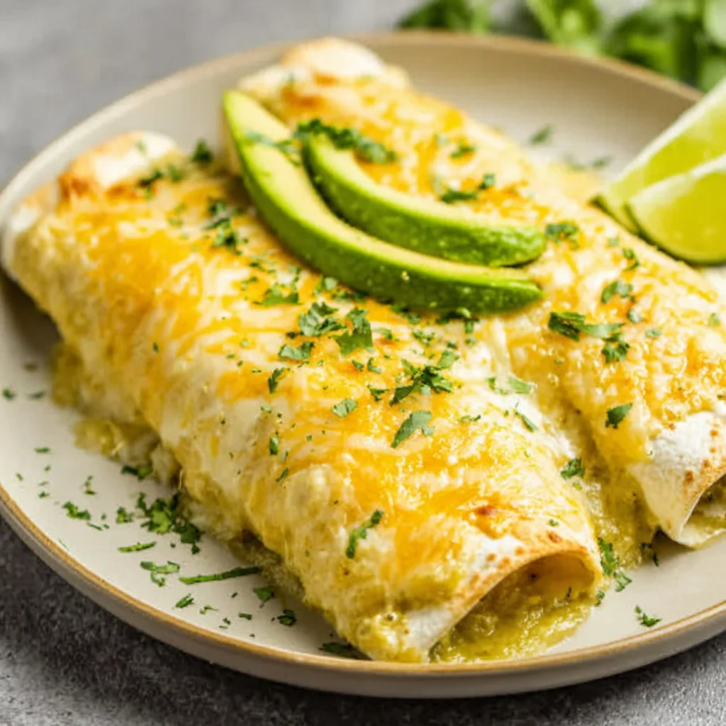 Salsa Verde Enchiladas