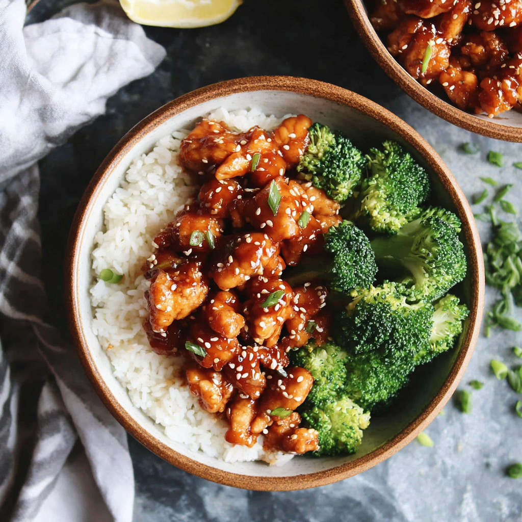 Sesame Chicken Bowls