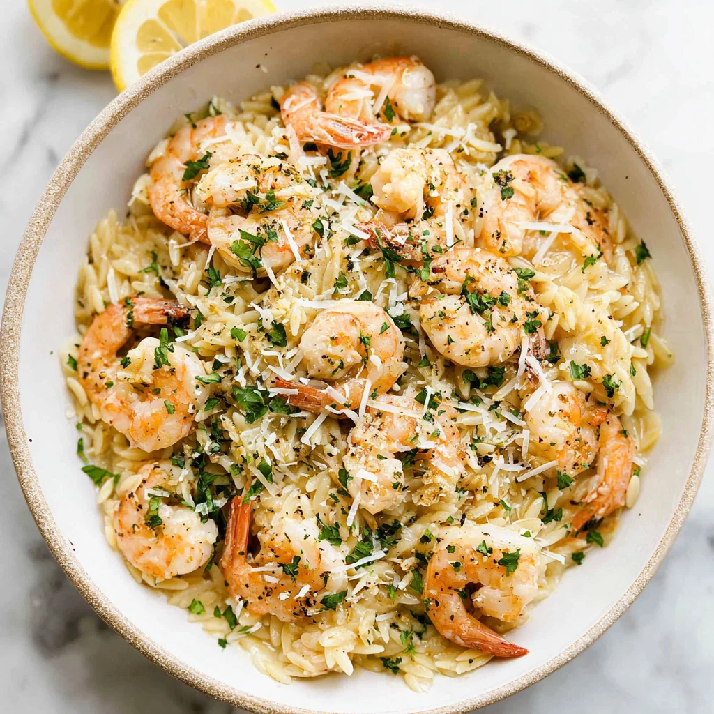 Shrimp Scampi Orzo