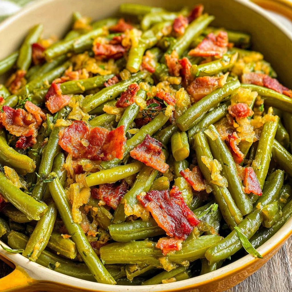 Slow Cooker Green Beans