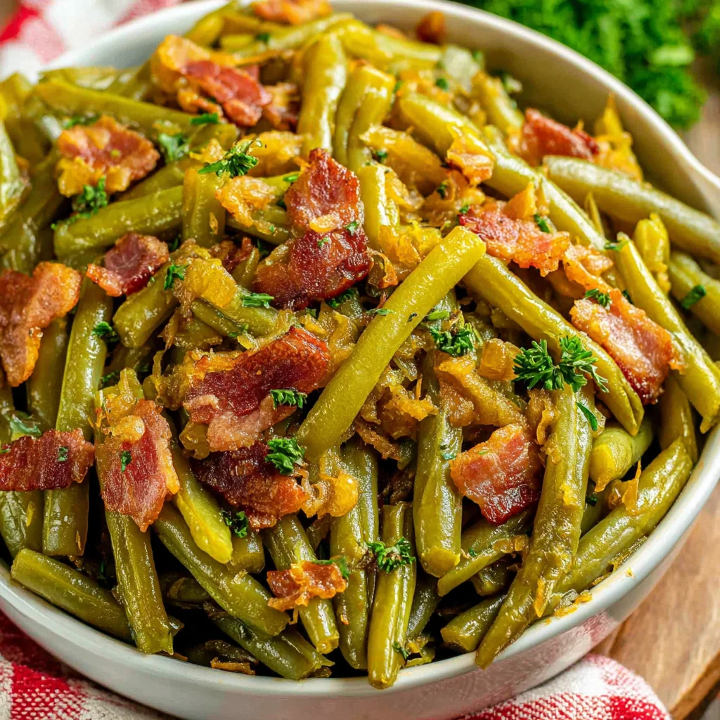 Slow Cooker Green Beans