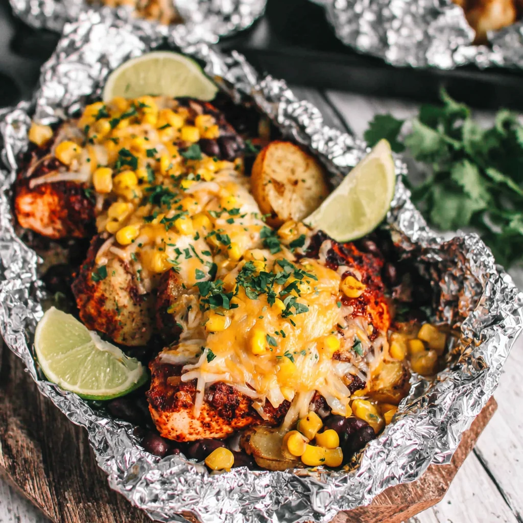 Southwestern Chicken Foil Packets