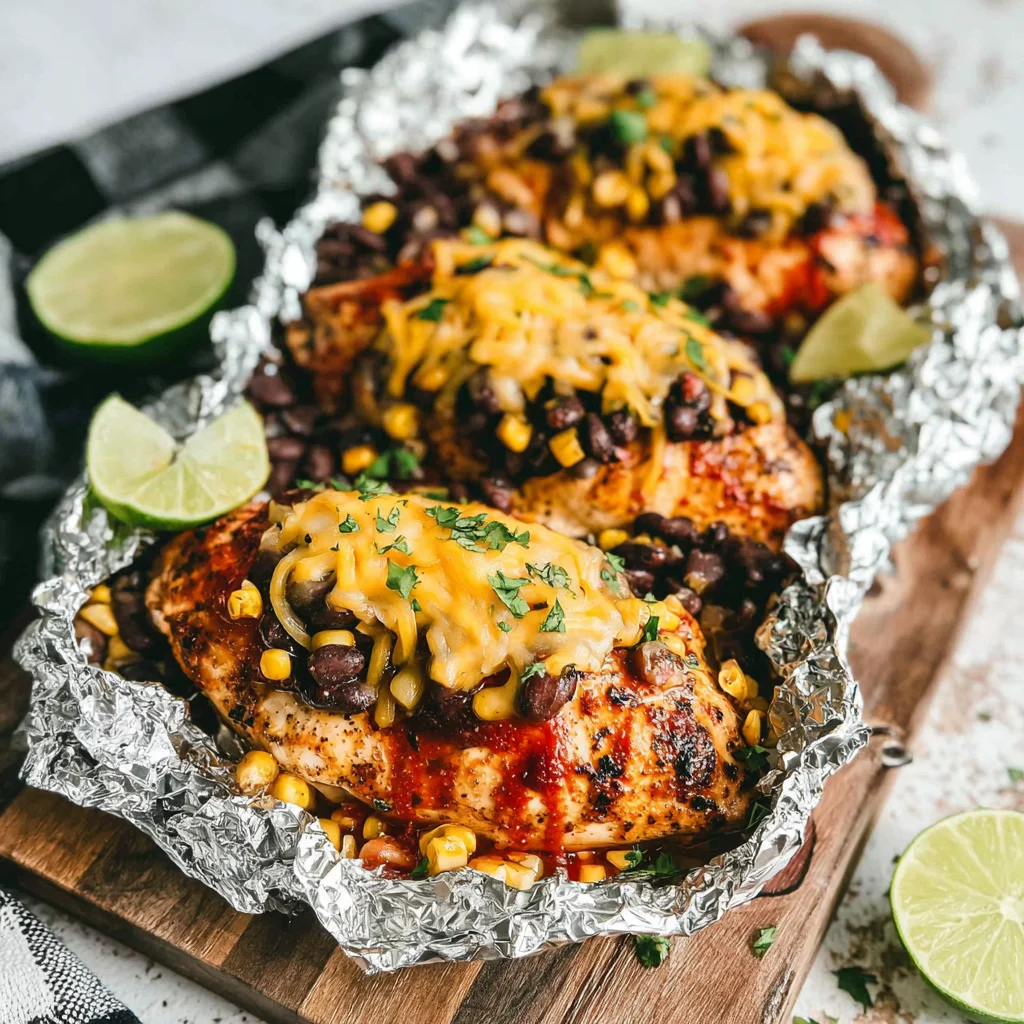 Southwestern Chicken Foil Packets