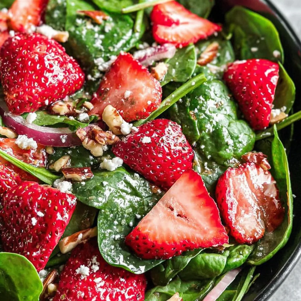 Spinach Strawberry Salad