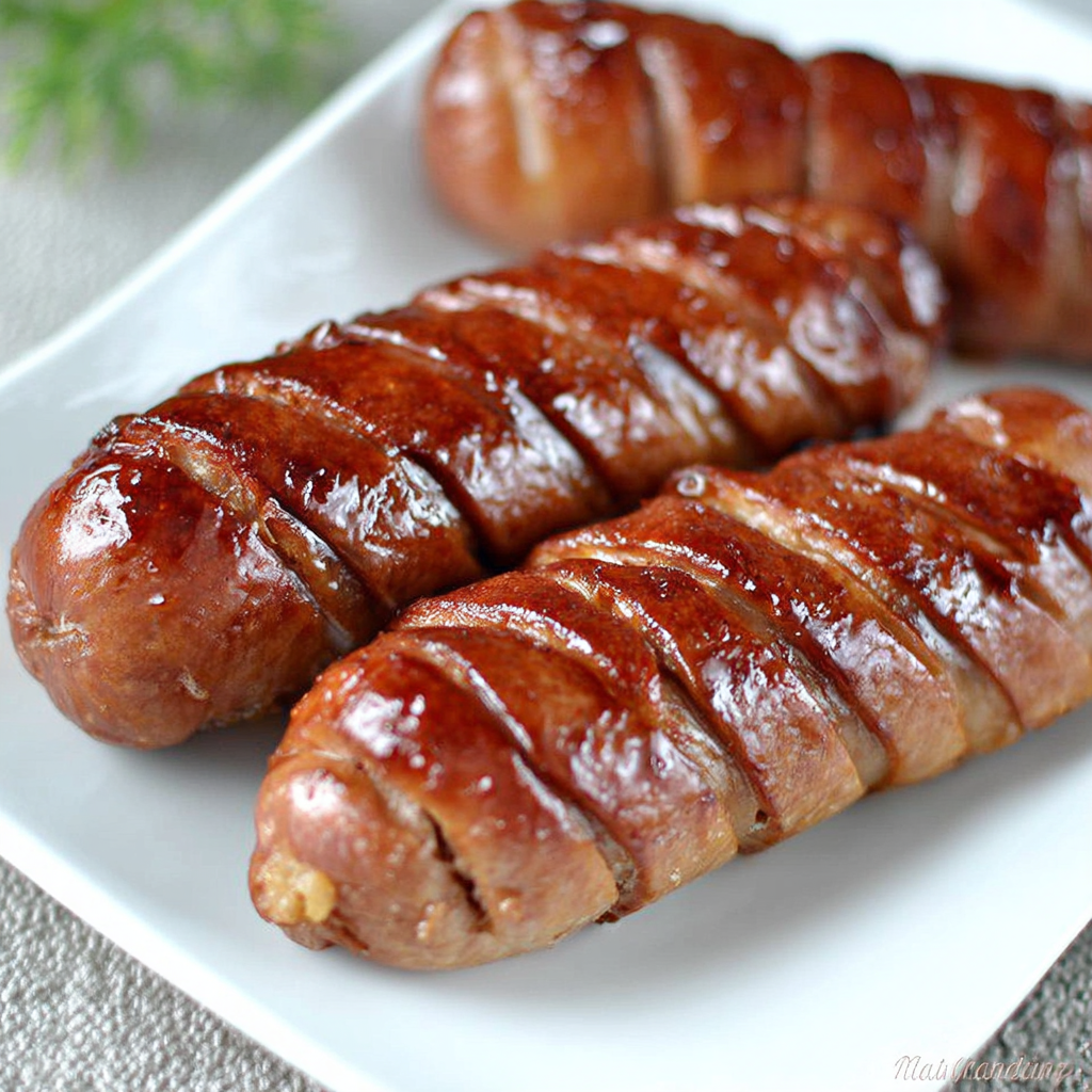 Spiral Cut Grilled Hot Dogs