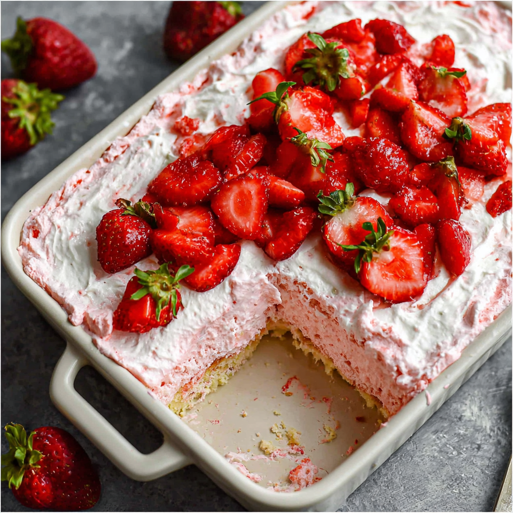 Strawberry Jello Dessert