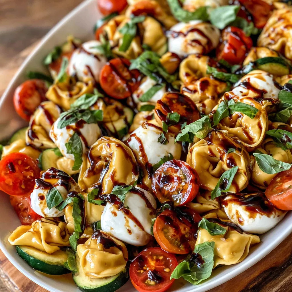 Tortellini Caprese Salad