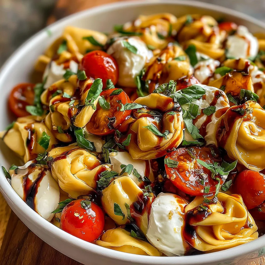 Tortellini Caprese Salad