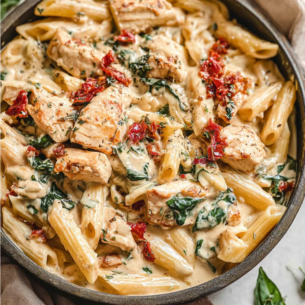 Tuscan Chicken Pasta