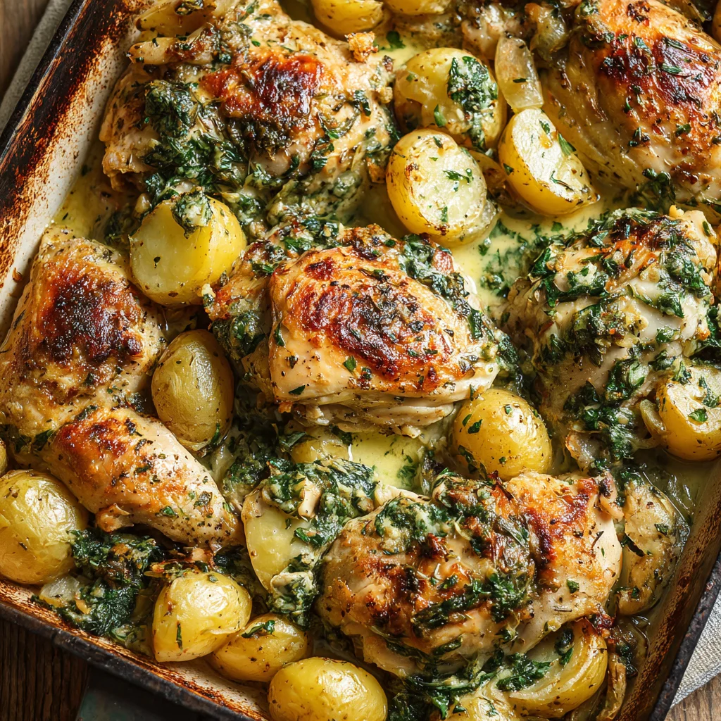 Baked Chicken Potatoes