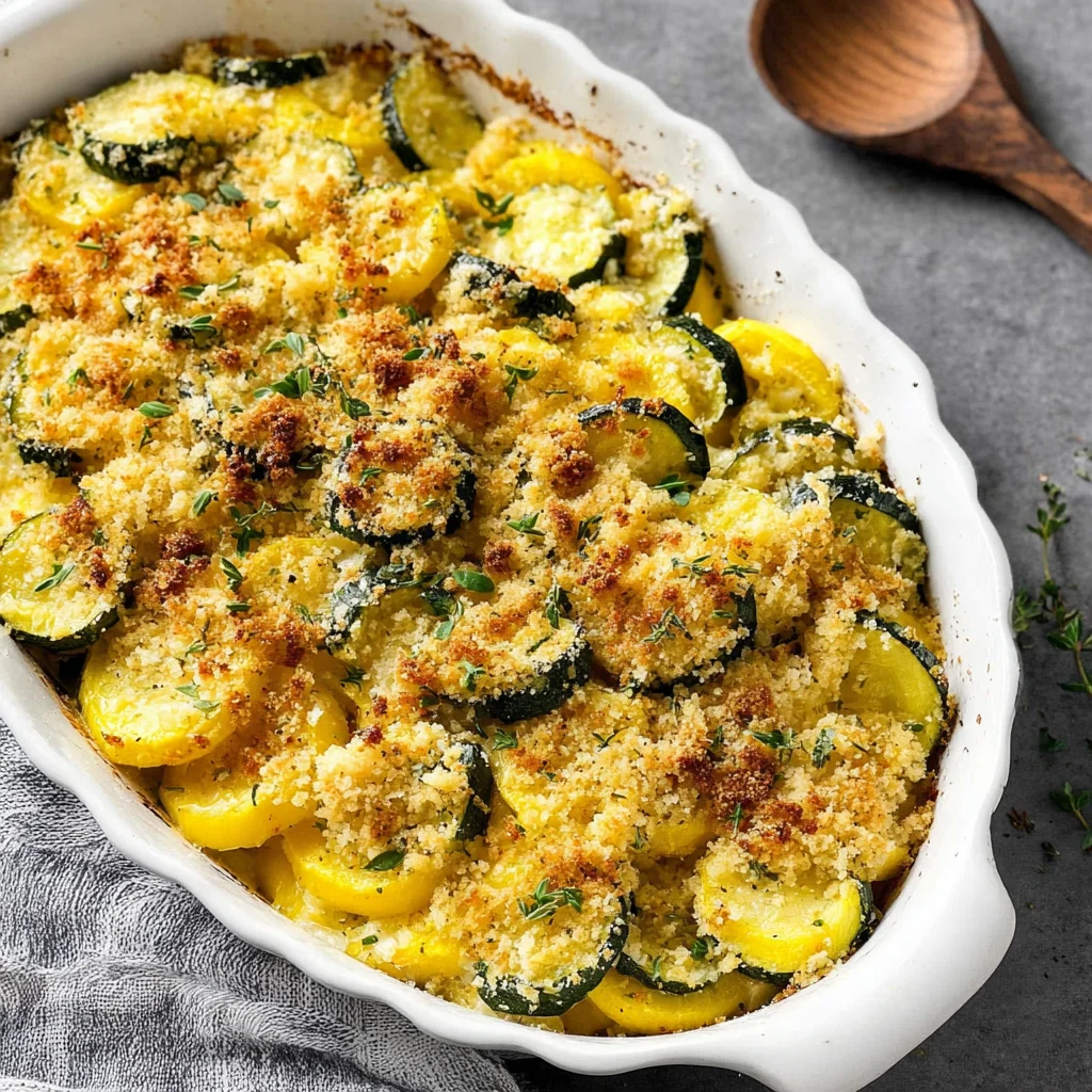 Baked Yellow Squash Casserole