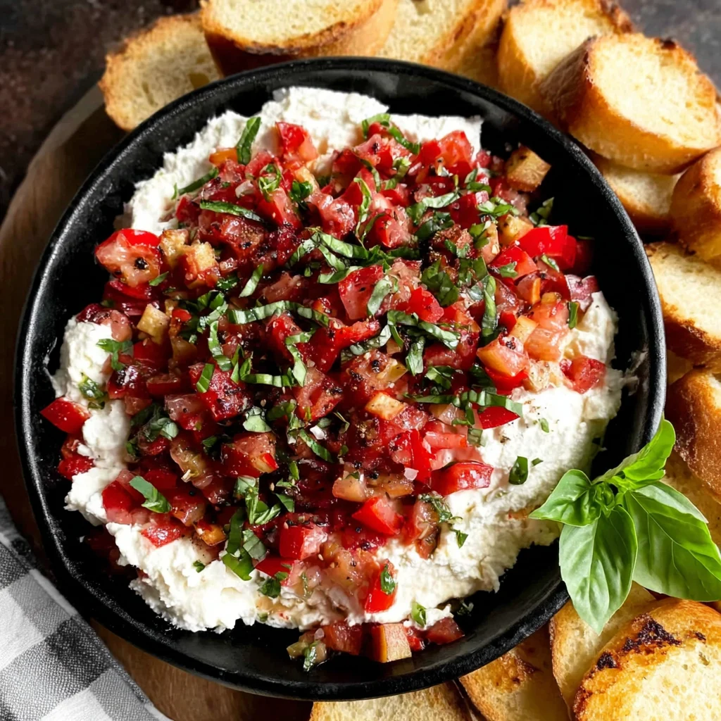 Boursin Bruschetta Dip