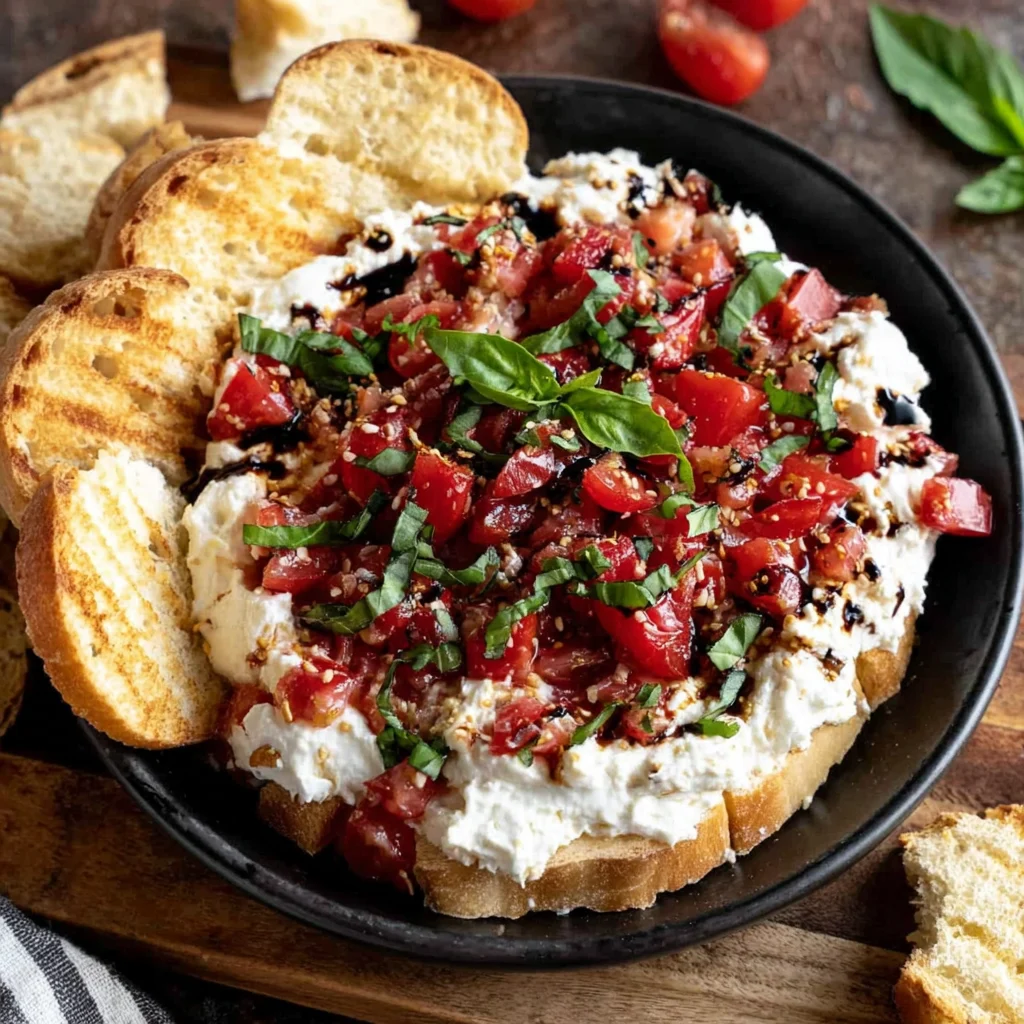 Boursin Bruschetta Dip
