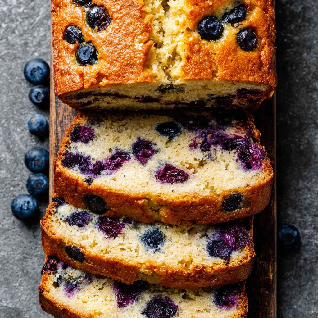 Buttermilk Banana Blueberry Bread