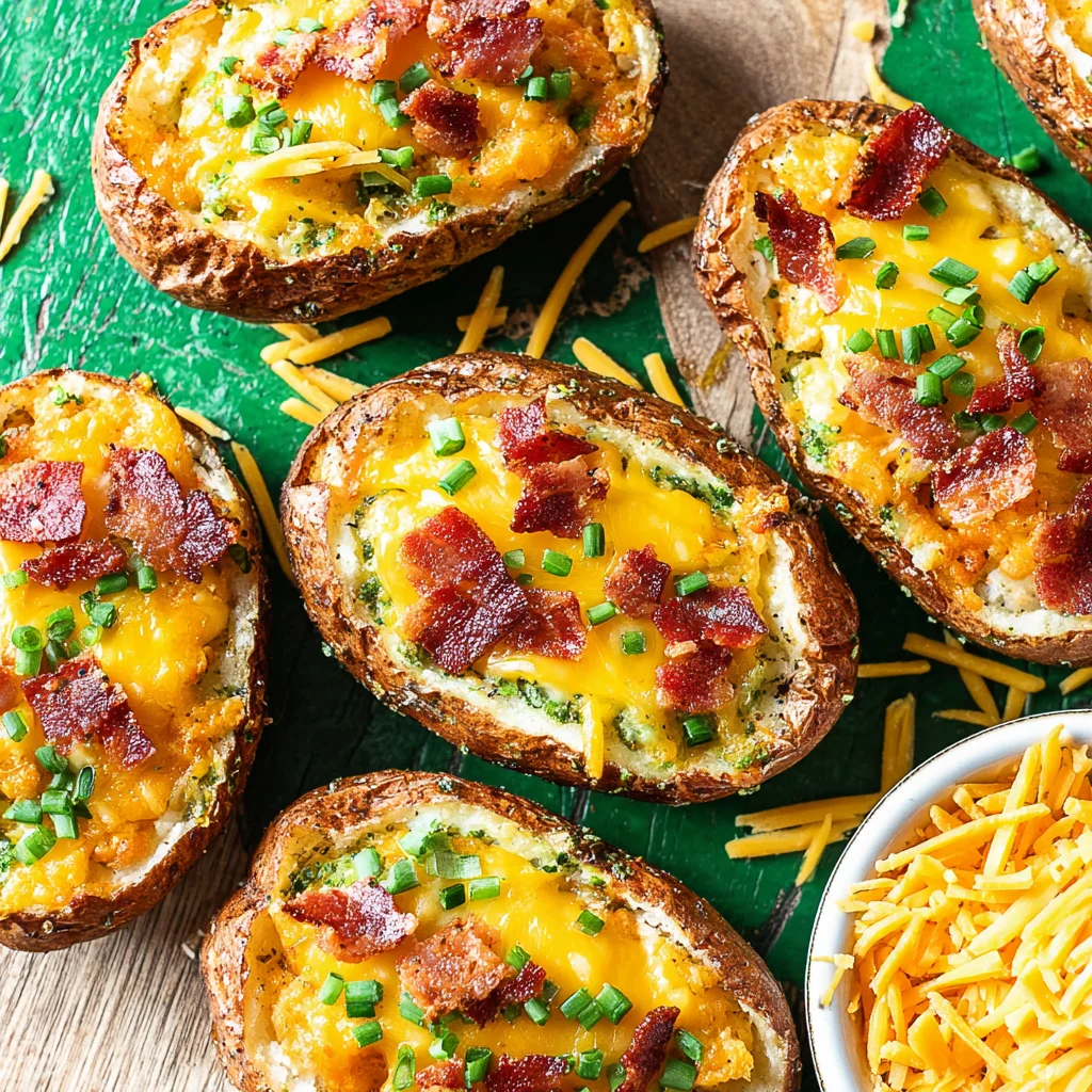 Cajun Twice Baked Potatoes