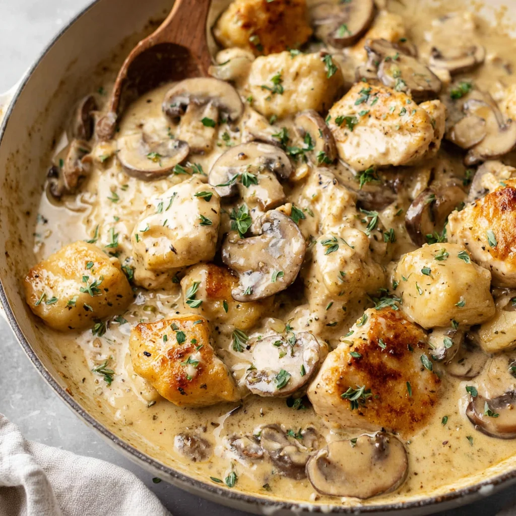 Chicken Mushroom Gnocchi