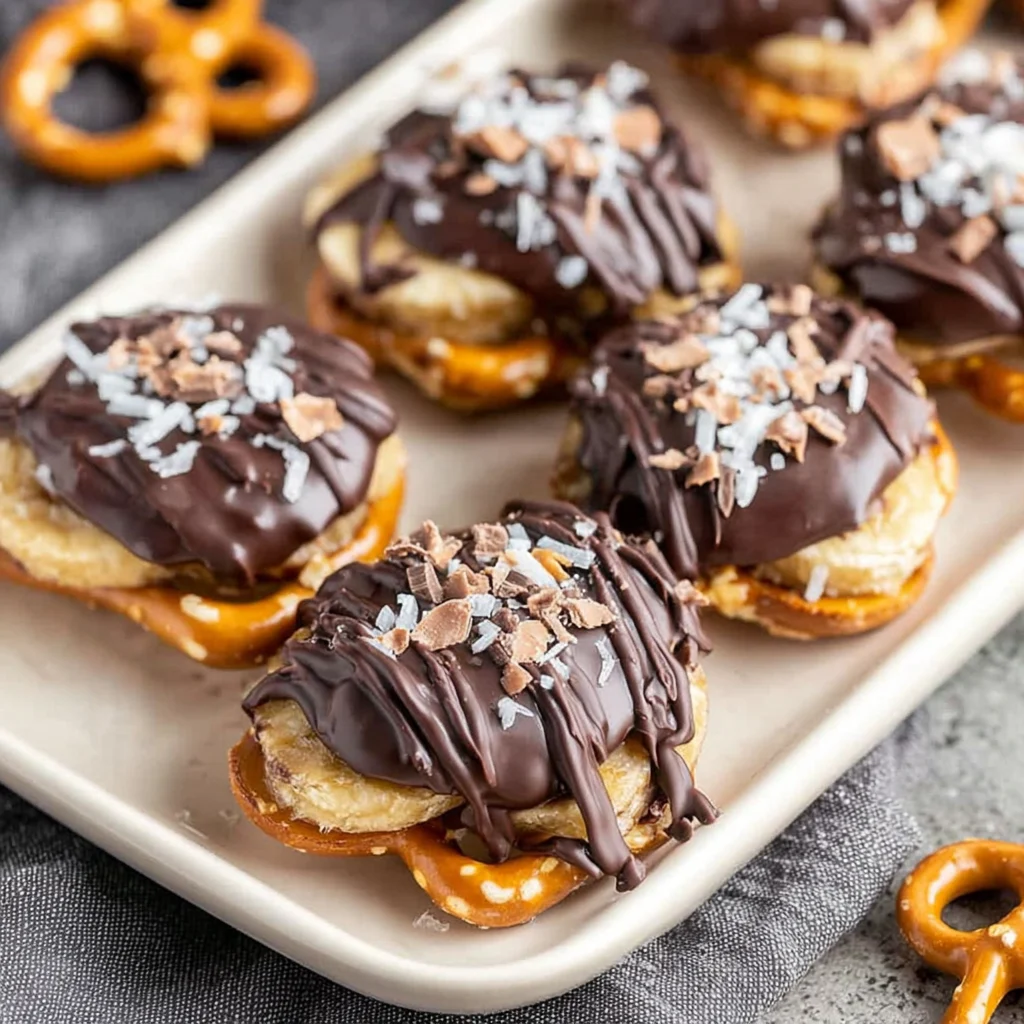 Chocolate Pretzel Banana