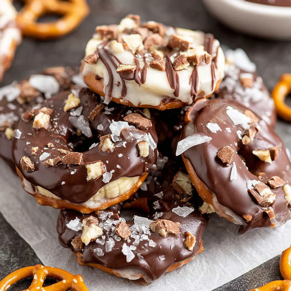 Chocolate Pretzel Banana