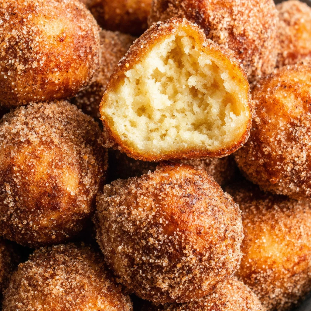 Cinnamon Sugar Donut Holes