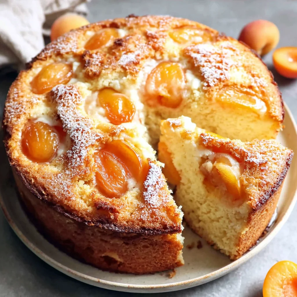 Classic Apricot Cake
