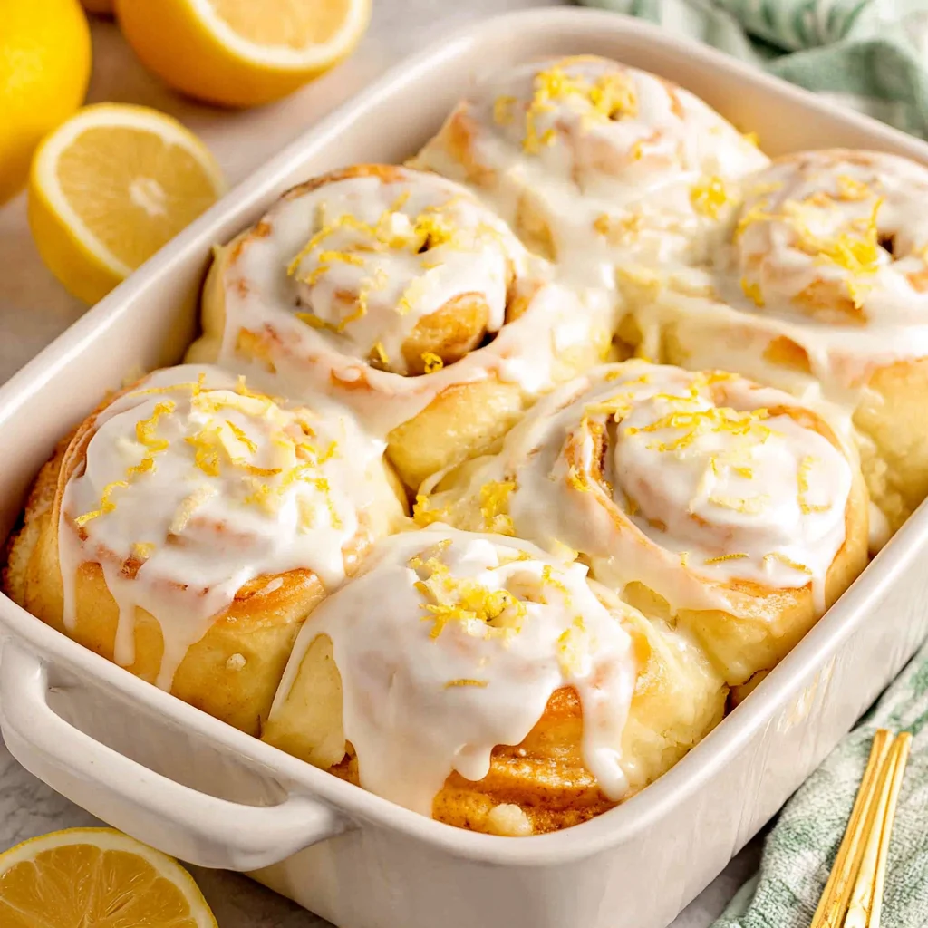 Easy Lemon Sweet Rolls